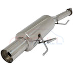 4" Rolled Tip Muffler for 240SX S13 Silvia (1989–1994) Stainless Steel Exhaust
