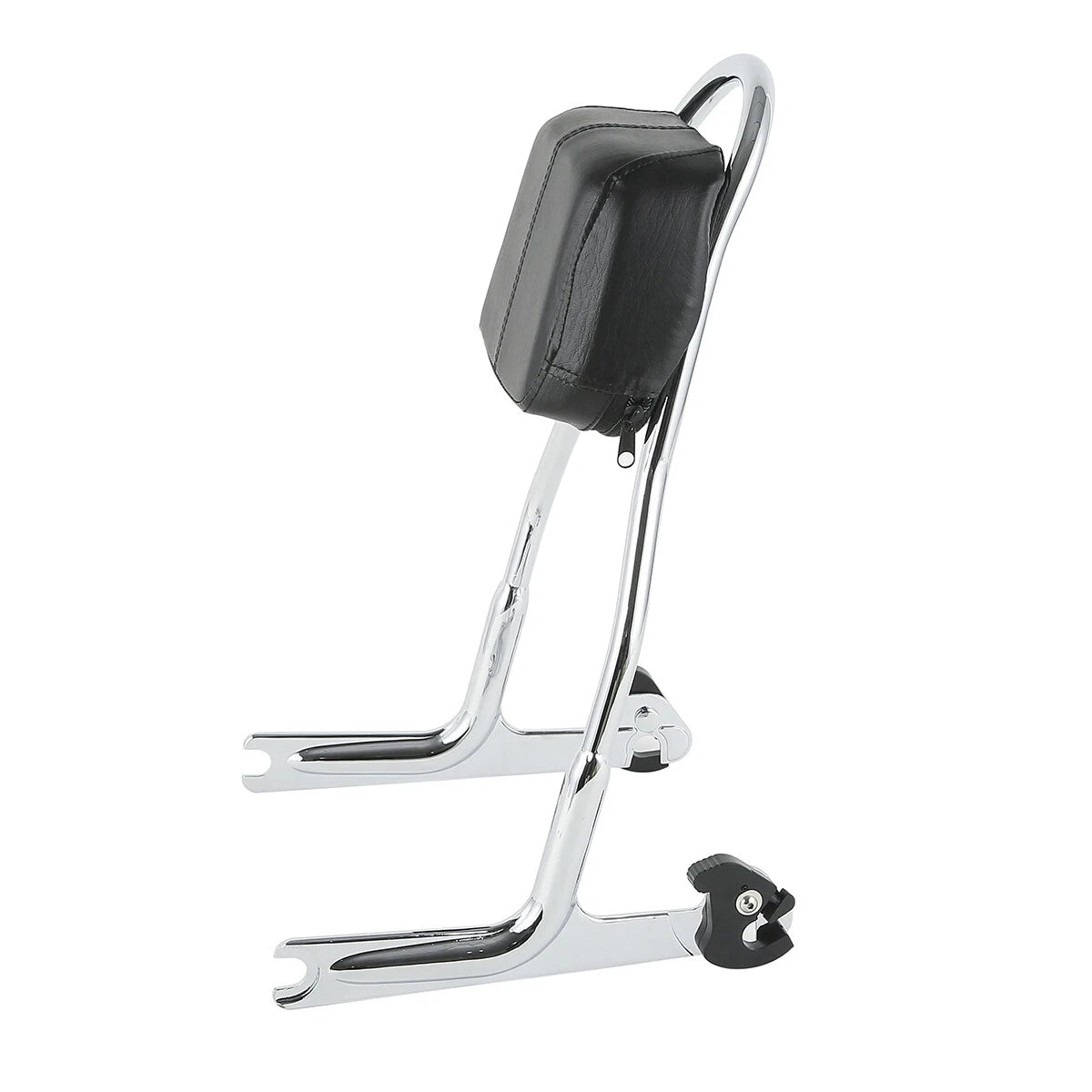 Chrome Detachable Sissy Bar Backrest for Harley Softail Deluxe Fat Boy (2005–2017)