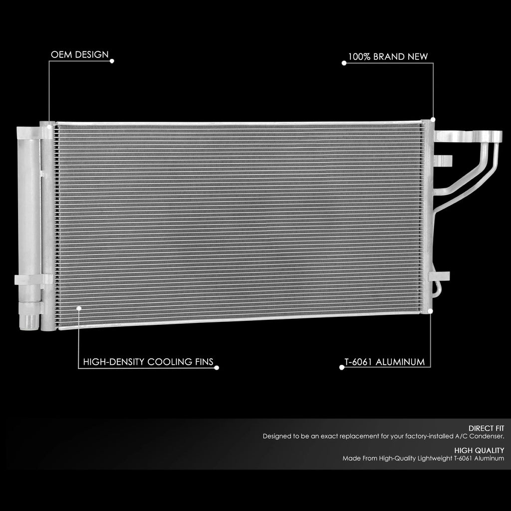 A/C Condenser for Nissan Rogue Sport (2017–2022) Aluminum Core