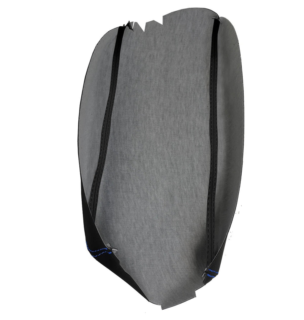 Leather Console Lid Armrest Cover for Ford Ranger (2019–2020) Blue Stitch