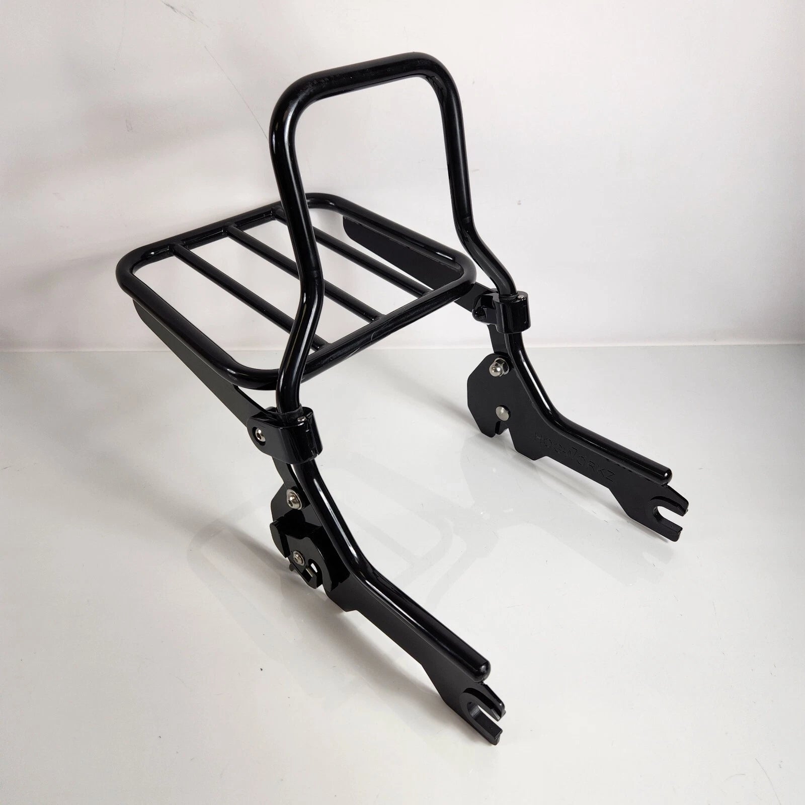 Hogworkz Black Easy Detachable Sissy Bar Backrest for Harley-Davidson Softail (2018–2023)