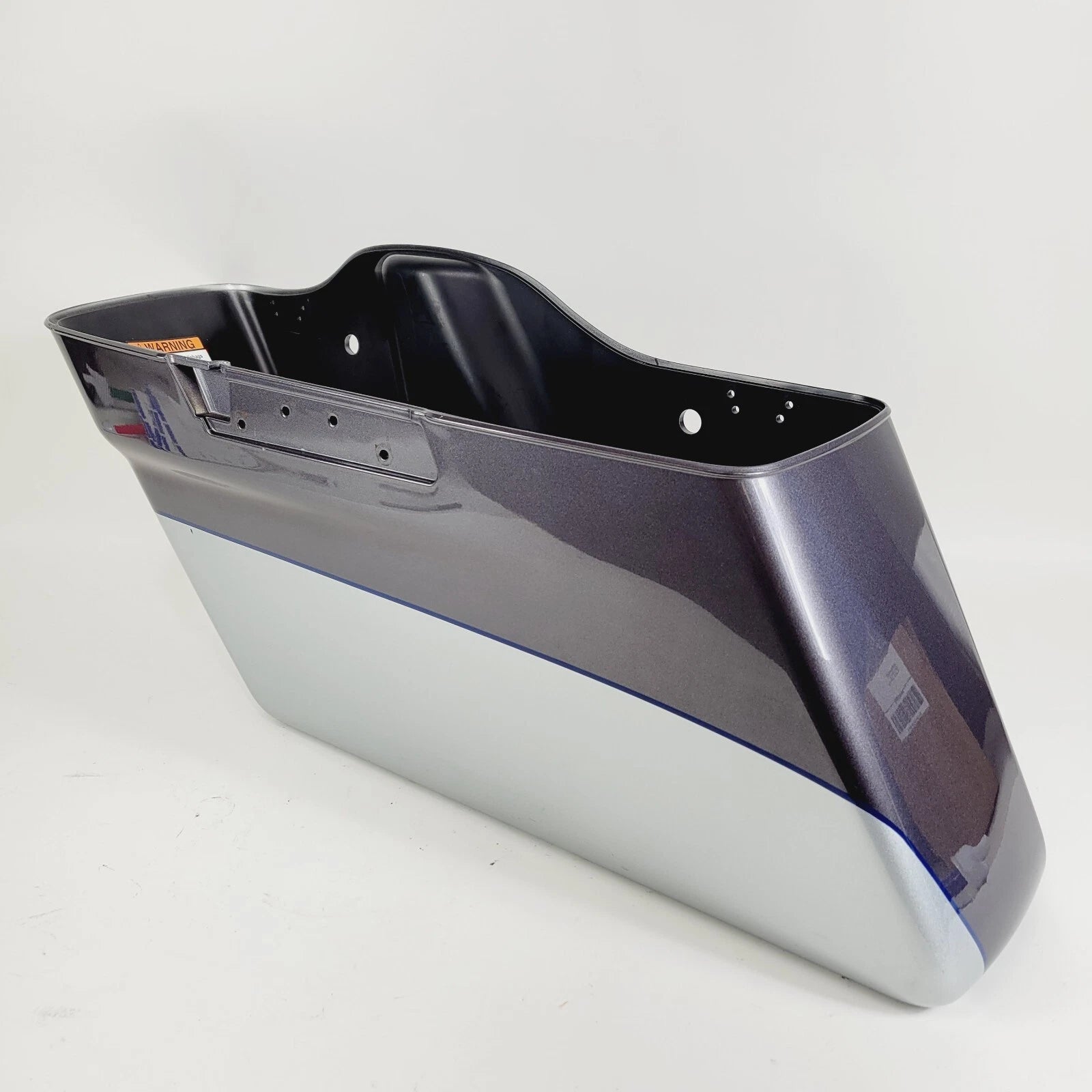 Left Saddlebag for Harley Ultra Limited (2019) - Midnight Blue, Barracuda Silver