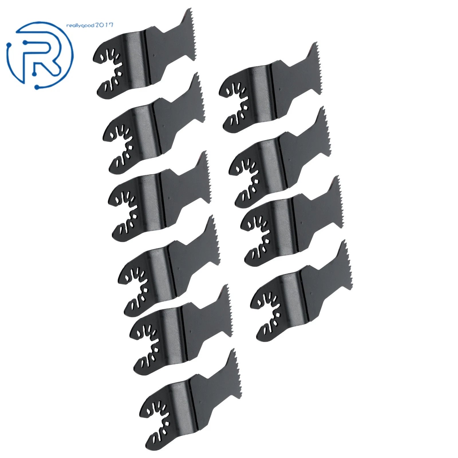 10PCS Arc-Shaped Edge Multi Tool Blades for Plastic Tools