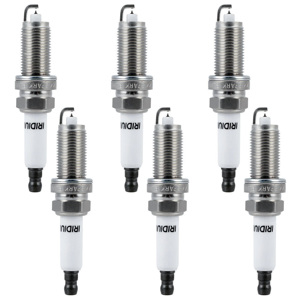 Set of 6 Iridium & Platinum Spark Plugs for Genesis G90 (2017–2020)
