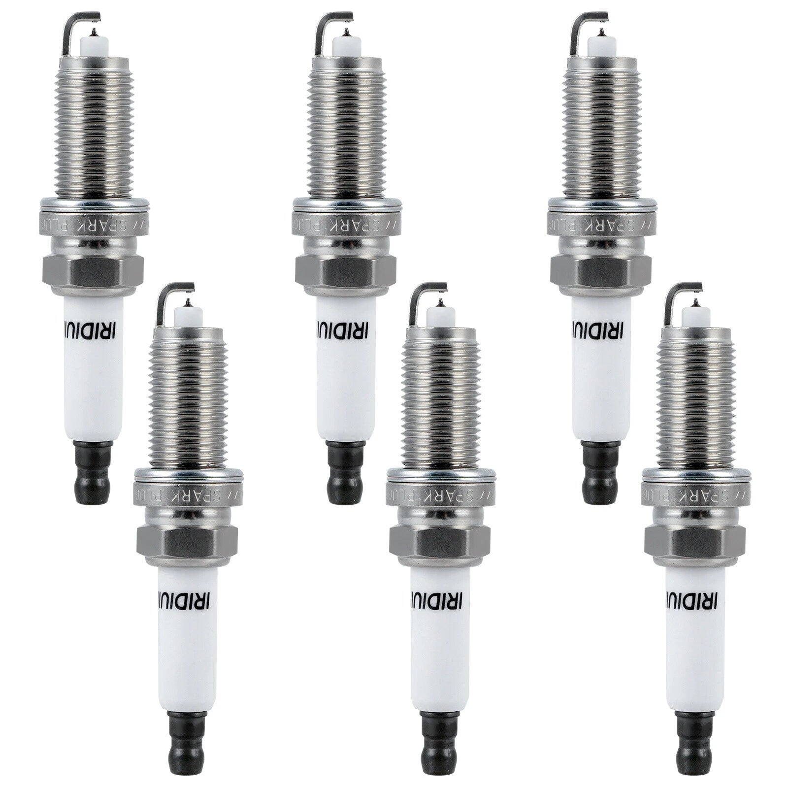 Set of 6 Iridium & Platinum Spark Plugs for Genesis G90 (2017–2020)