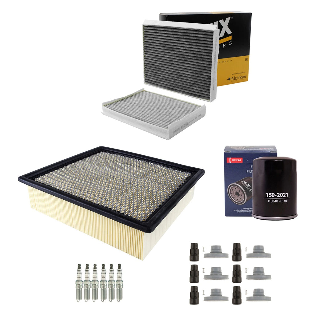 Tune Up Kit with NGK 6 Spark Plugs & Boots for Ford F-150 (2015–2020)