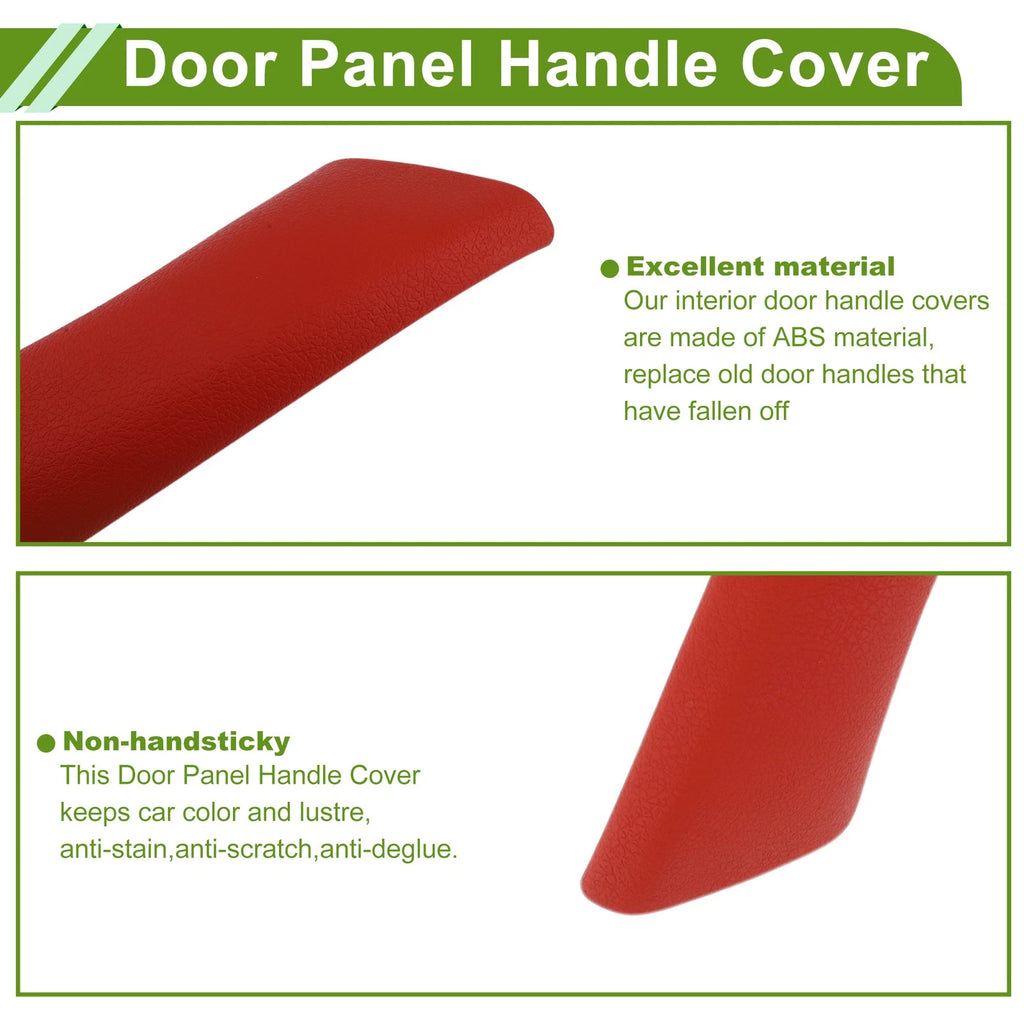 Door Panel Handle Pull Trim Cover for BMW X1 F48 F49 (2015–2020) No. 51417468715 Red
