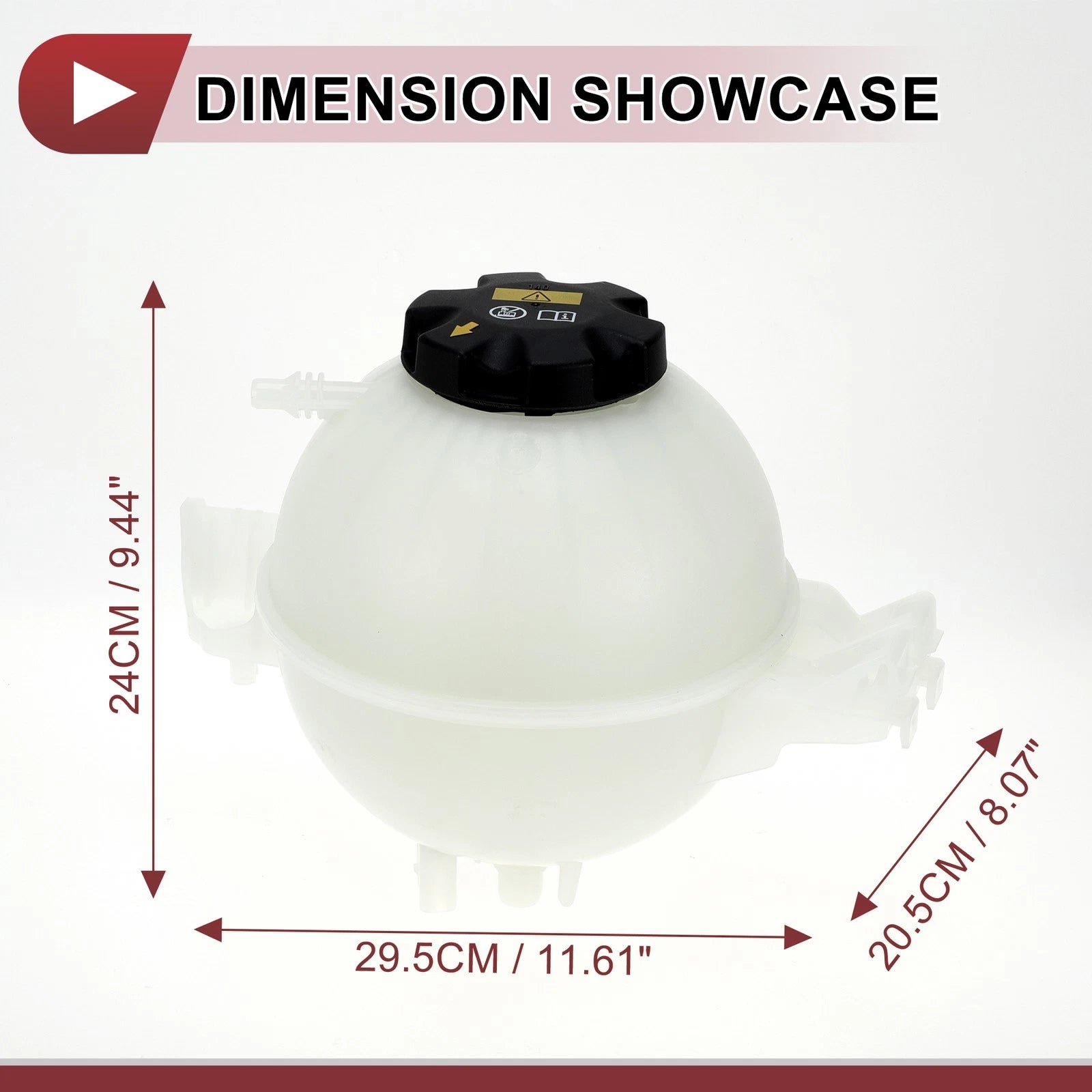 Coolant Expansion Overflow Tank with Cap No. 17138742660 for BMW X3 X4 (2018–2023)