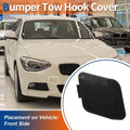 Tow Hook Cover for BMW 114i Unpainted (2012-2014)