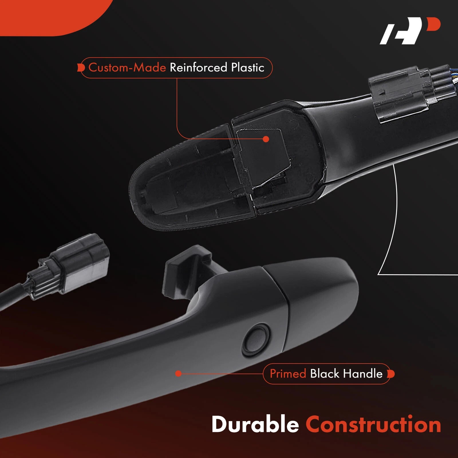 Front Right Door Handle with Keyhole for Honda Civic CR-V