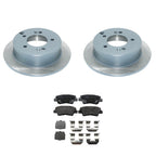 DuraGo Rear Rotors & TRW Pro Ceramic Disc Brake Pads Kit for Azera Sonata Optima (2011–2019)