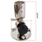 Adjustable Antenna Base Mount for Marine Use (19mm Diameter)