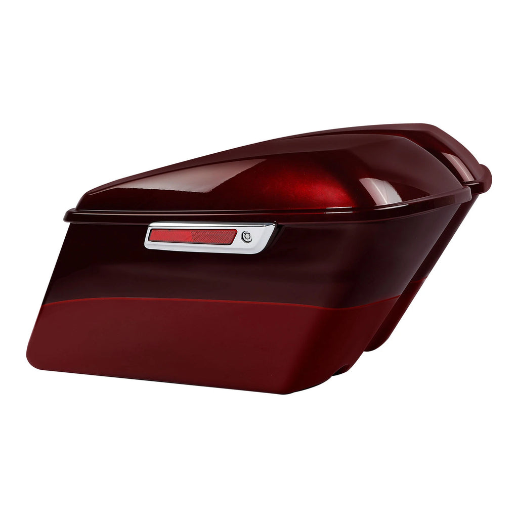 Hard Saddlebags for Harley Touring (2014–2023) Mysterious/Velocity Red Sunglo