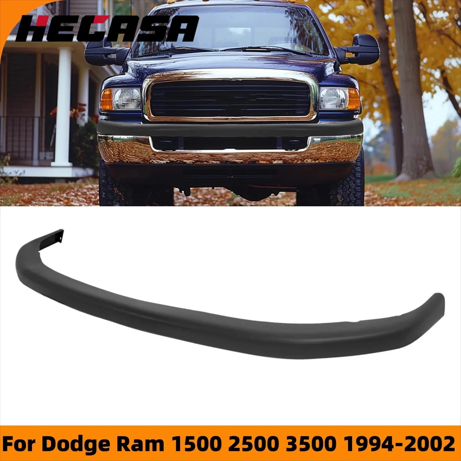 Front Bumper Upper Cover for Dodge Ram 1500 2500 3500 (1994–2002)