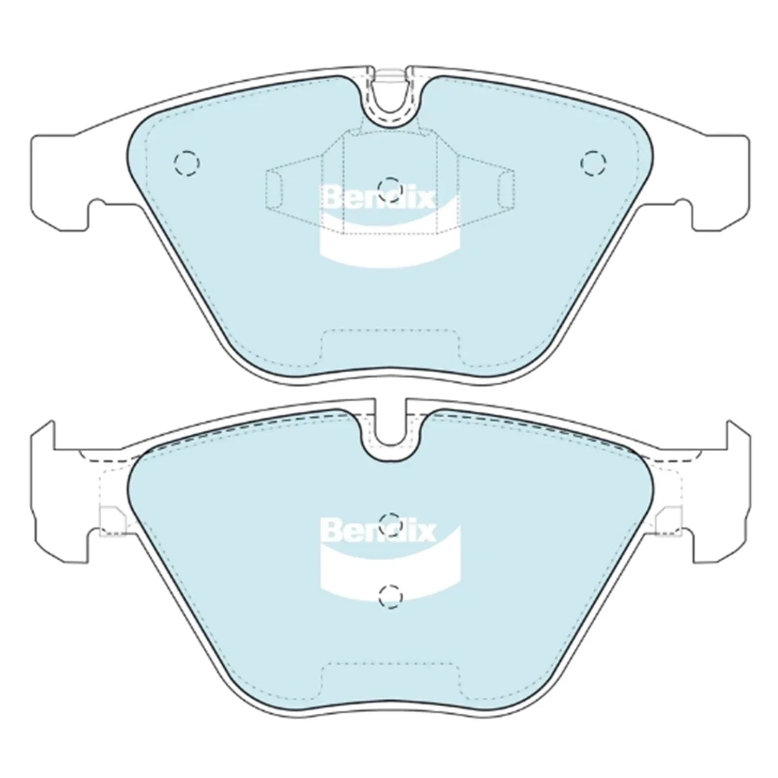 Front Disc Brake Pad Set 312mm for BMW 523i E60 (2007 - 2009)