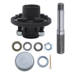 Round BT16 Spindle and Trailer Hub Kit for 4 on 4 Trailers 