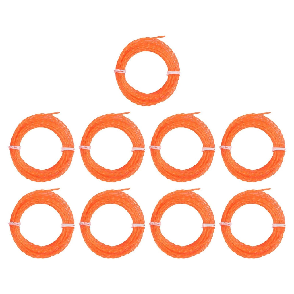 9 Pack Trimmer Line 0.080" Diameter 126ft for Cordless Lawn Equipment