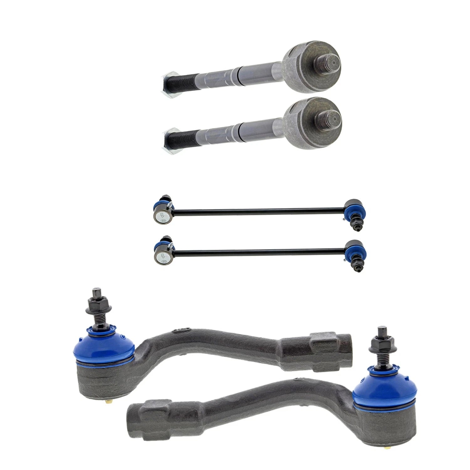 Set of 4 Mevotech Supreme Tie Rod Ends & Sway Bar Links for Sorento (2011–2020)