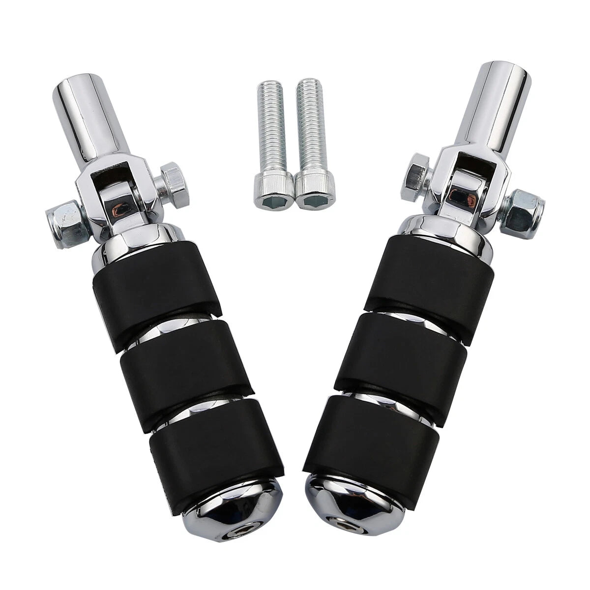 Rear Passenger Footpegs Footrests for Harley Softail Fatboy (2000–2006)