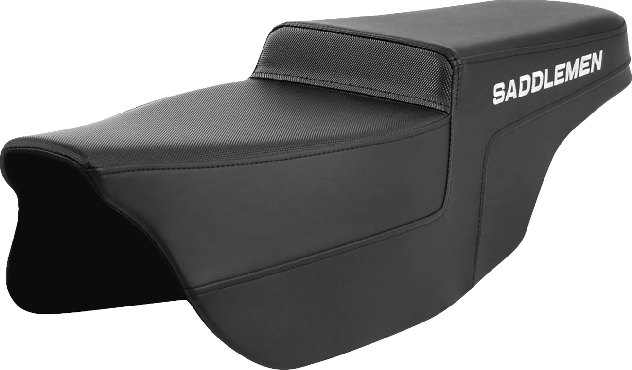 SADDLEMEN Racing Seat for FLHX/FLTR (2008–2023) RACE80807B Black