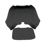 Leather Console Lid Armrest Cover for Jaguar XK XK8 XKR (1997–2006) Green Stitch
