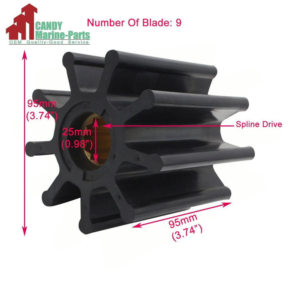 Water Pump Impeller for Yanmar (148687-42830, JMP 8250-01, DJ 090-09)