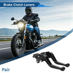 Long Brake Clutch Levers for Honda VFR1200F (2010–2014) Black 1 Pair