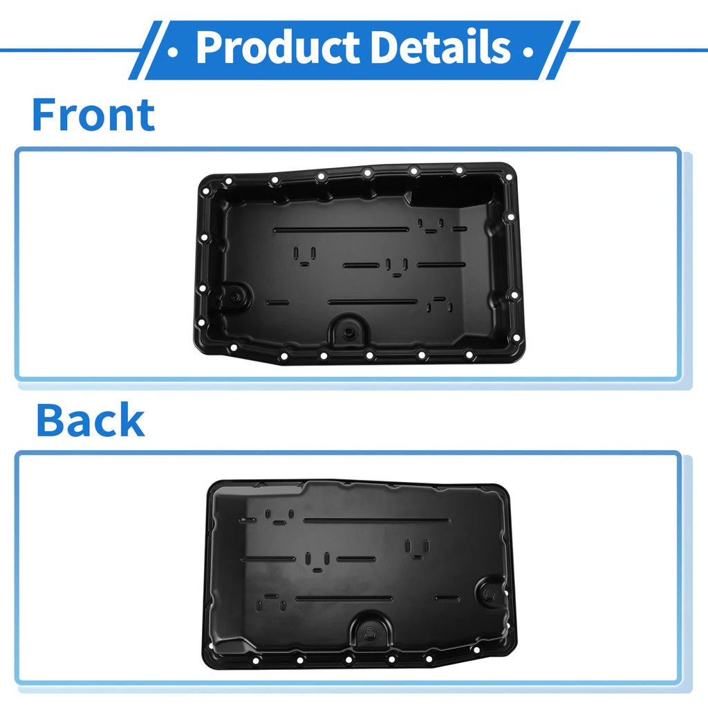 1 Pc Engine Oil Pan No.3510650040 for Toyota Lexus GS350 (2007–2011) Steel Black
