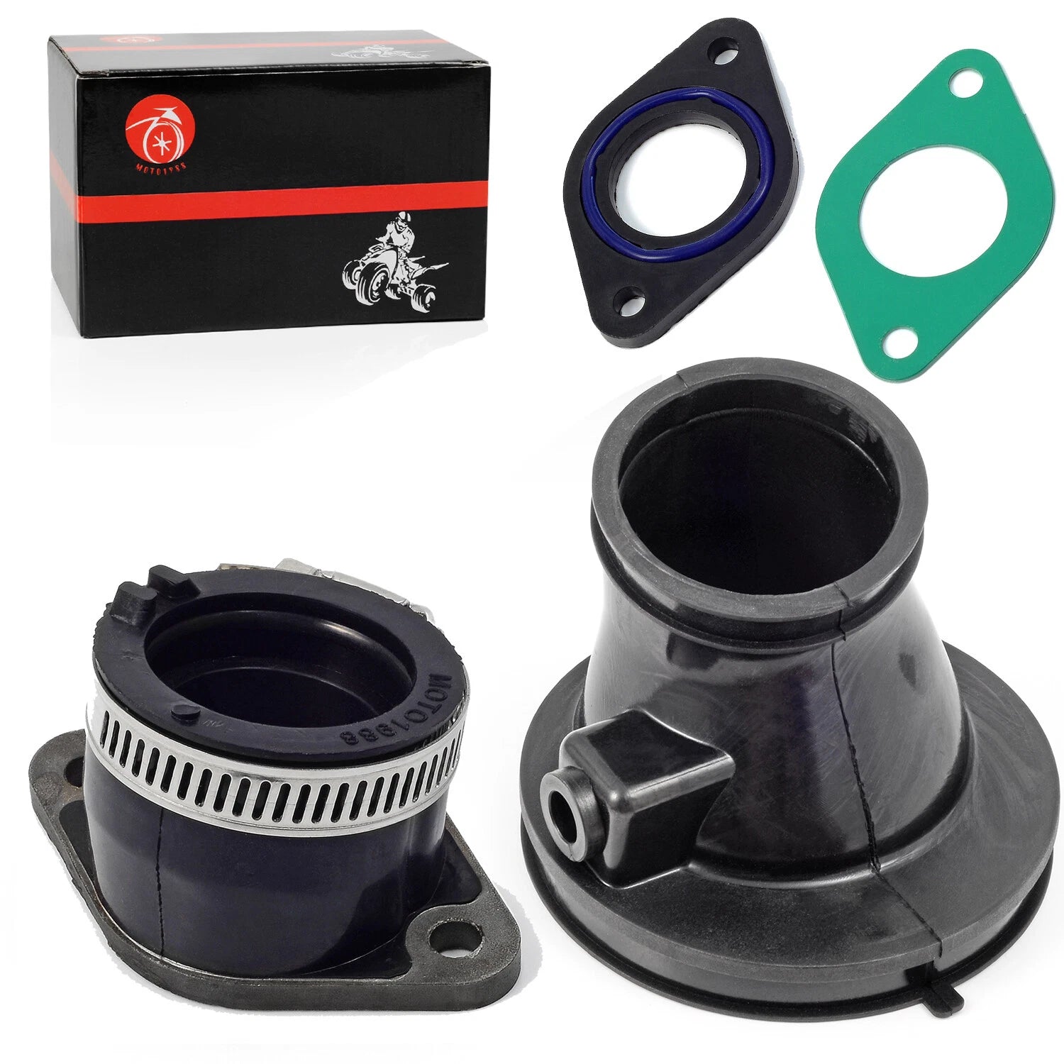 Intake Manifold Boot & Air Intake Tube for Suzuki Ozark 250 (2002-2014)