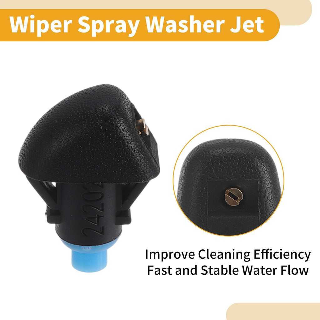 2 Pcs Front Windshield Washer Nozzle for Honda Odyssey (2018–2023) No.76810SZAA01ZA