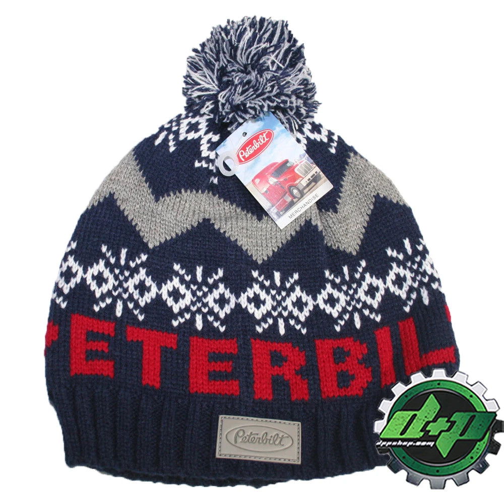 Jacquard Beanie for Peterbilt