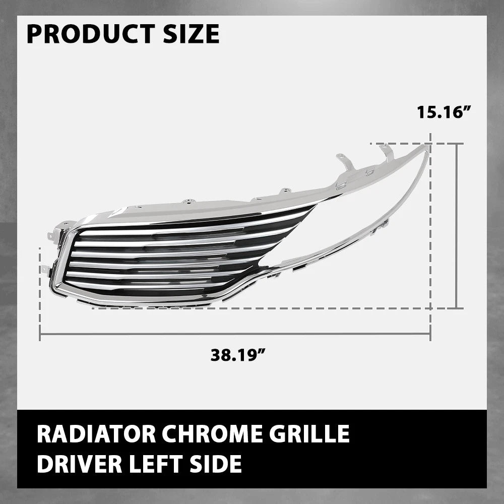 Front Upper Grille for Lincoln MKZ (2013–2016)