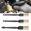 3X Car Cleaning Brushes for Interior Dashboard Vents Wheels and Rims