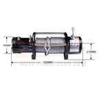 Electric Recovery Winch 12000LBS for Truck Trailer SUV (2010–2023)