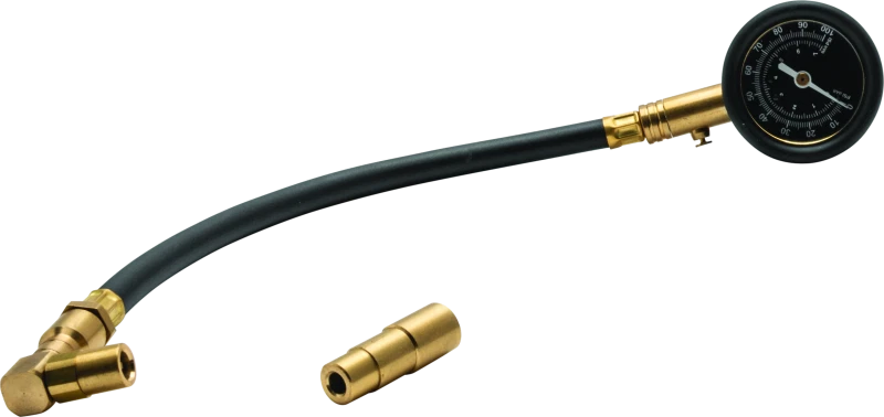BikeMaster Dual Tire Gauge 100 PSI for Presta & Schrader Valves