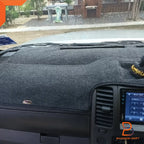 Dash Mat Cover for Nissan Navara D40 Ute 2005-2014 (Grey/Black)