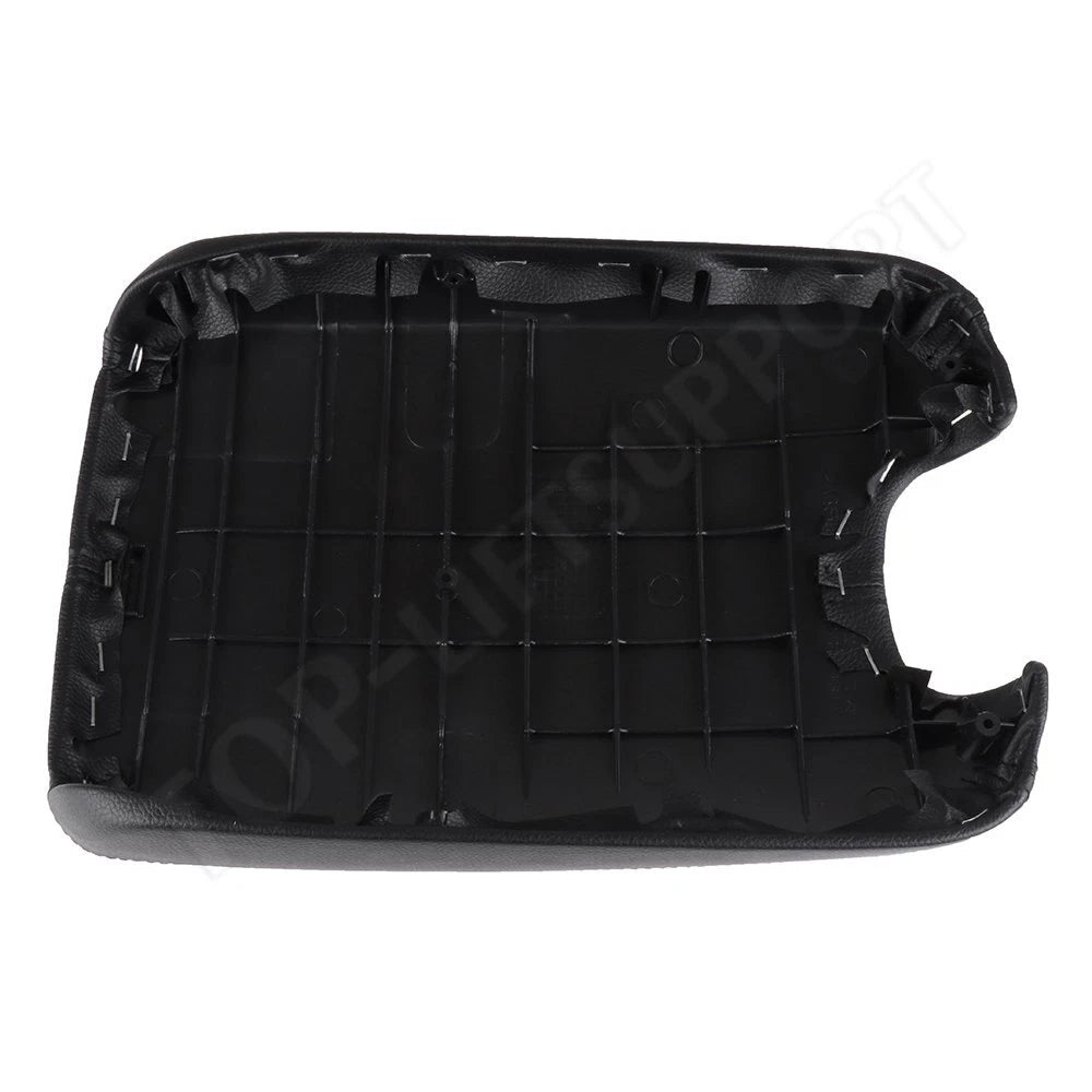 PU Leather Center Console Lid Cover for Honda Accord (2008–2012) Black