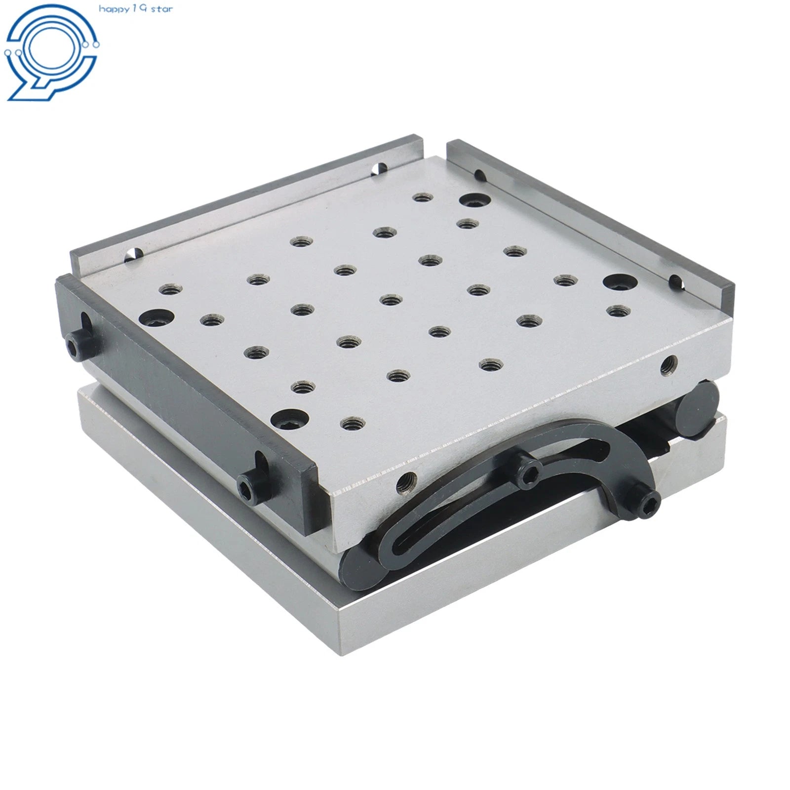Sine Block 6x6x2 Inch with 1/4-20 Threaded Holes, 5 Inch Roll Distance
