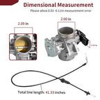 Throttle Body Assembly with Cable for Polaris Sportsman 550 (2011)