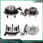 Set of 4 Front Rear Wheel Bearing Hubs for Dodge Grand Caravan (2012–2020)