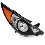 Set of 2 Headlights for Hyundai Sonata (2011–2014) Black Housing