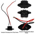 12V DC Charging Port with Wire for Agricultural Sprayer