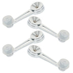 Set of 4 Window Crank Handles for Ford Bronco (Chrome, Front/Rear, Left/Right)