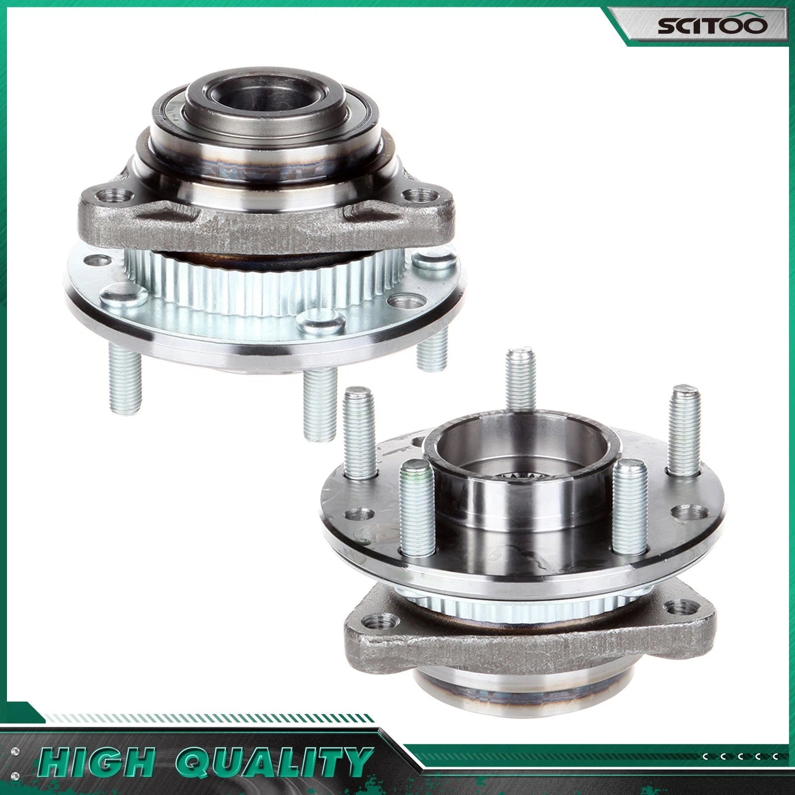Set of 2 Front Wheel Bearings Hub for Chevrolet GMC Olds