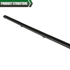 Tailgate Window Sweep Weatherstrip Seal Kit for Ford Bronco (1978–1996)