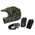 Youth Full Face Motocross Helmet for Kids Dirt Bike ATV (DOT Approved)