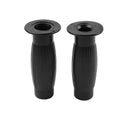 Universal 7/8" 1" Easy-Hold Hand Grips for Vintage Motorcycle Handlebars Black