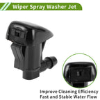 Set of 1 Windshield Washer Nozzle w/ Hose Connector for GMC (No.15247800)