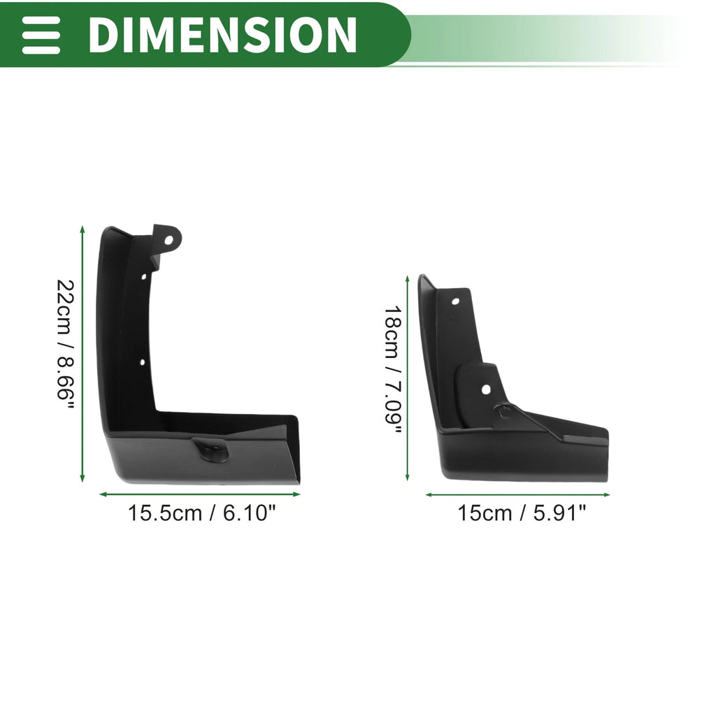 Set of 4 Mud Flaps Splash Guards for Nissan Maxima (2016–2019)