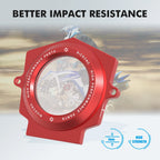 Transparent Camshaft Cover Guard for Yamaha Raptor 700R YFM700R (2009–2026) Red